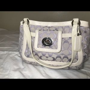 Coach Lavender Tote Bag